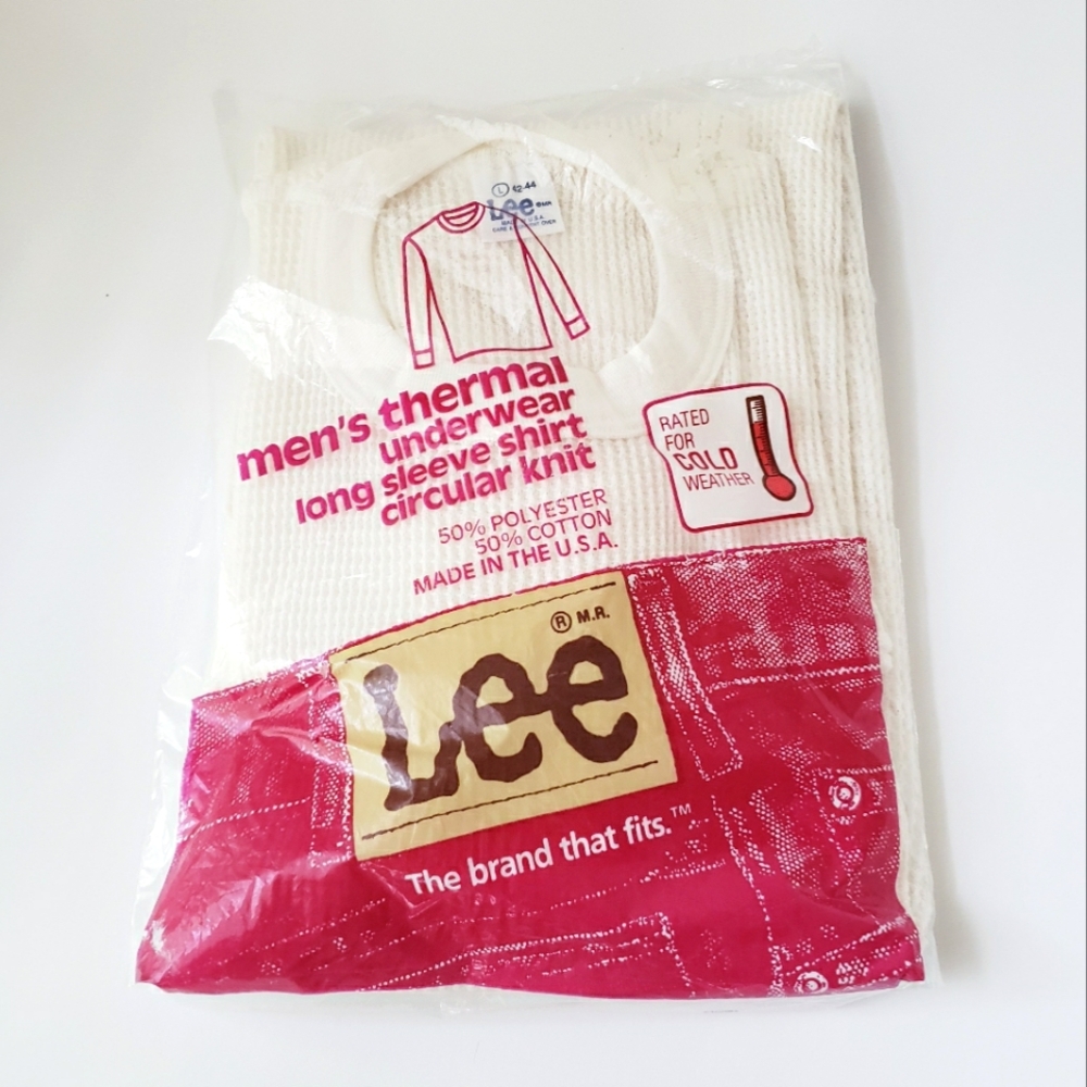Vintage Lee Thermal Long Sleeve Shirt Underwear